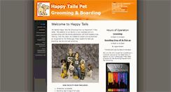 Desktop Screenshot of happytailspetgrooming.net